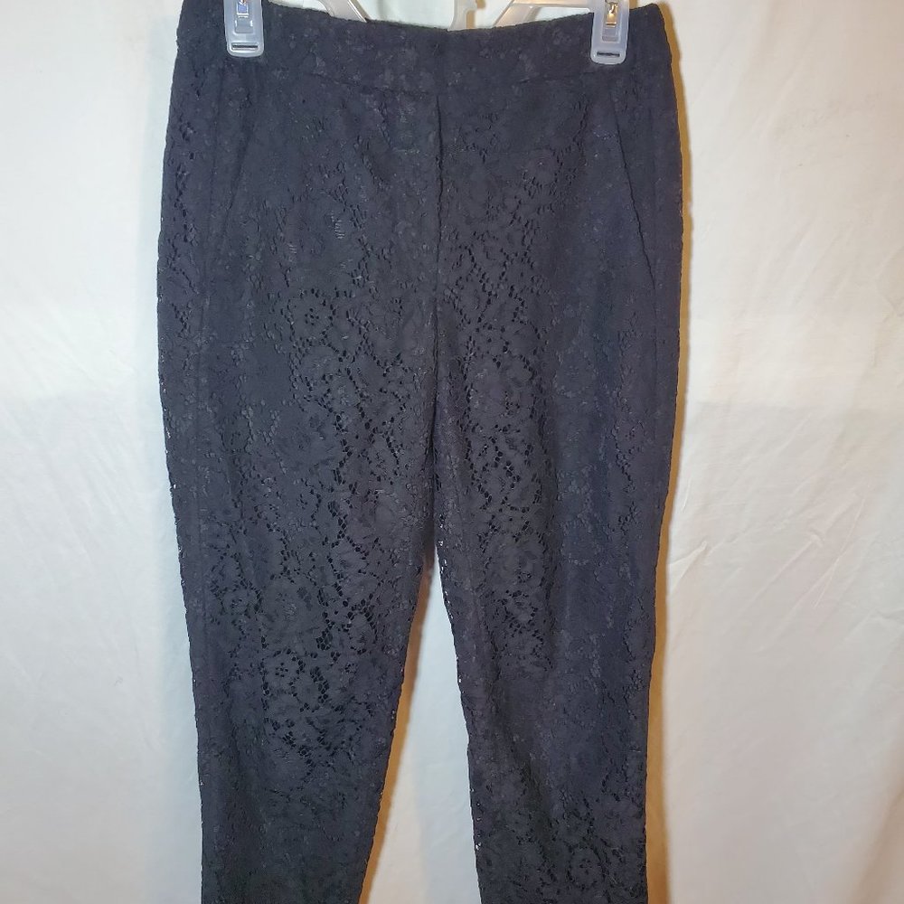 J.Crew Cropped Ankle Lace Pant